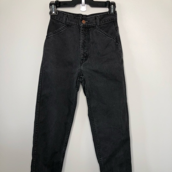 Vintage Entree Cote D'Azur High Waist Black Jeans - Picture 2 of 10